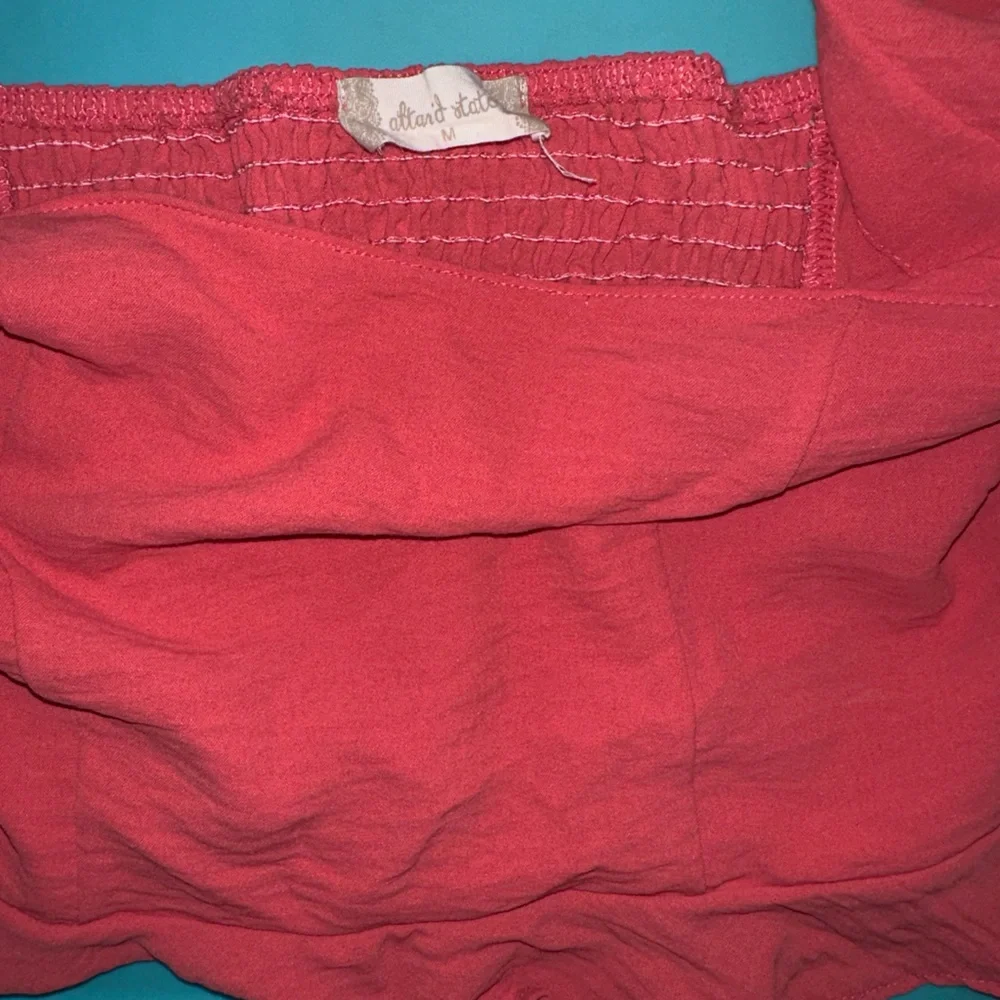 Pink Ruffled Crop Top - Picture 3 of 3